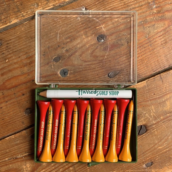 Vintage Harrods Golf Tees - Picture 2 of 8